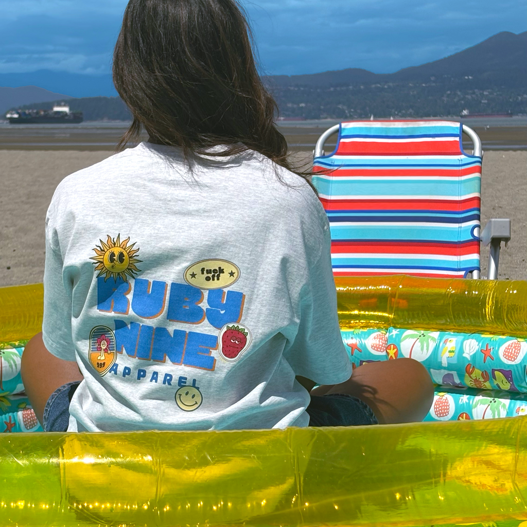 Ruby 9 Sticker Bomb Boxy T-Shirt