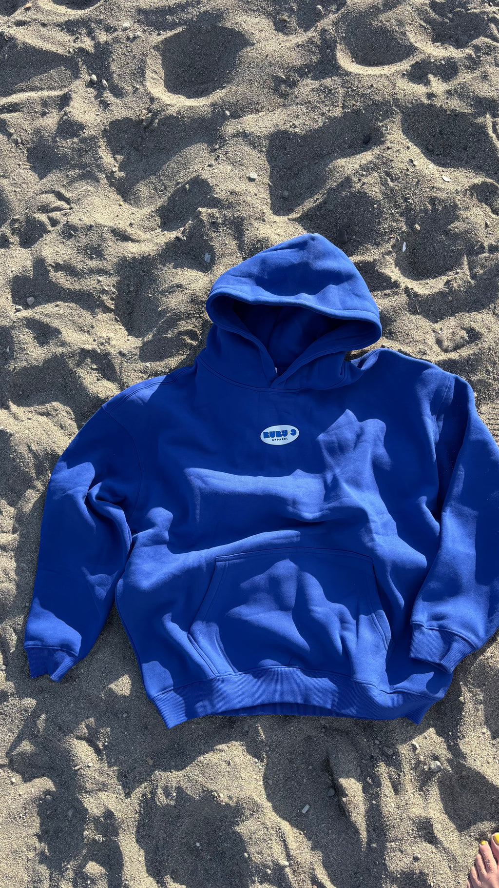 Ruby 9 Badge Logo Oversized Hoodie